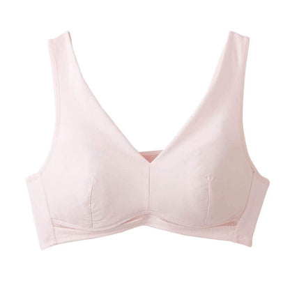 グンゼ クールマジック ノンワイヤーブラジャー レディース 夏 ブラジャー 吸汗速乾 M L LL ブラ 涼しい ムレにくい メッシュ 通気性 楽ブラ 締め付けない かぶりタイプ 快適 インナー シンプル デイリー ナイトブラ 軽い 無地 サマーインナー 女性用 下着