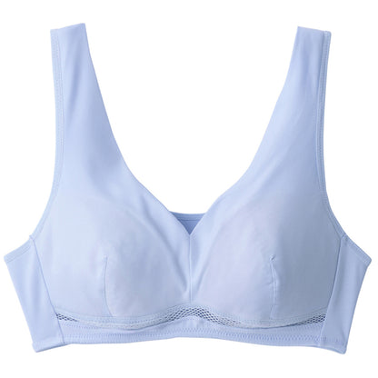 グンゼ クールマジック ノンワイヤーブラ 蒸れない 春 夏 M～LL メッシュ ムレにくい 通気性 吸汗速乾 夏用ブラジャー 楽ちん リラックス インナー 下着 締め付けない GUNZE レディース 快適