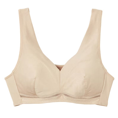 グンゼ クールマジック ノンワイヤーブラジャー レディース 夏 ブラジャー 吸汗速乾 M L LL ブラ 涼しい ムレにくい メッシュ 通気性 楽ブラ 締め付けない かぶりタイプ 快適 インナー シンプル デイリー ナイトブラ 軽い 無地 サマーインナー 女性用 下着
