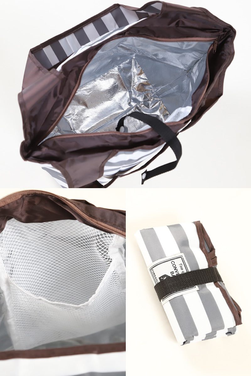 エコバッグ 保冷 折りたたみ コンパクト W47cm×H30cm×D20cm (エコバック 折り畳み 小さめ 買い物袋) (在庫限り)