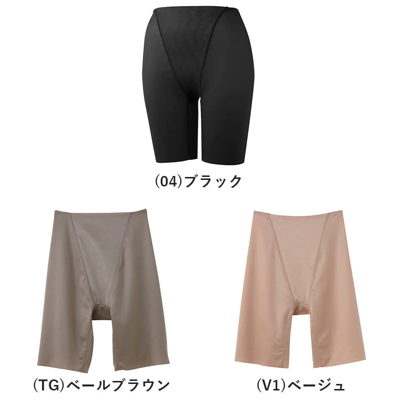 グンゼ 【4枚セット】軽パン ロングパンツ M～LL (レディース 下着 ショーツ パンツ パンティ 大きいサイズあり GUNZE ガードルパンツ) (在庫限り)