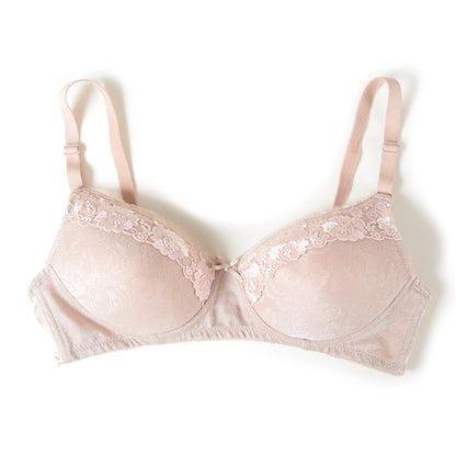 ノンワイヤー ブラジャー 下着 A70～B80 (ノンワイヤーブラ ブラ インナー ディース 女性 婦人 花柄 A70 A75 A80 B70 B75 B80)