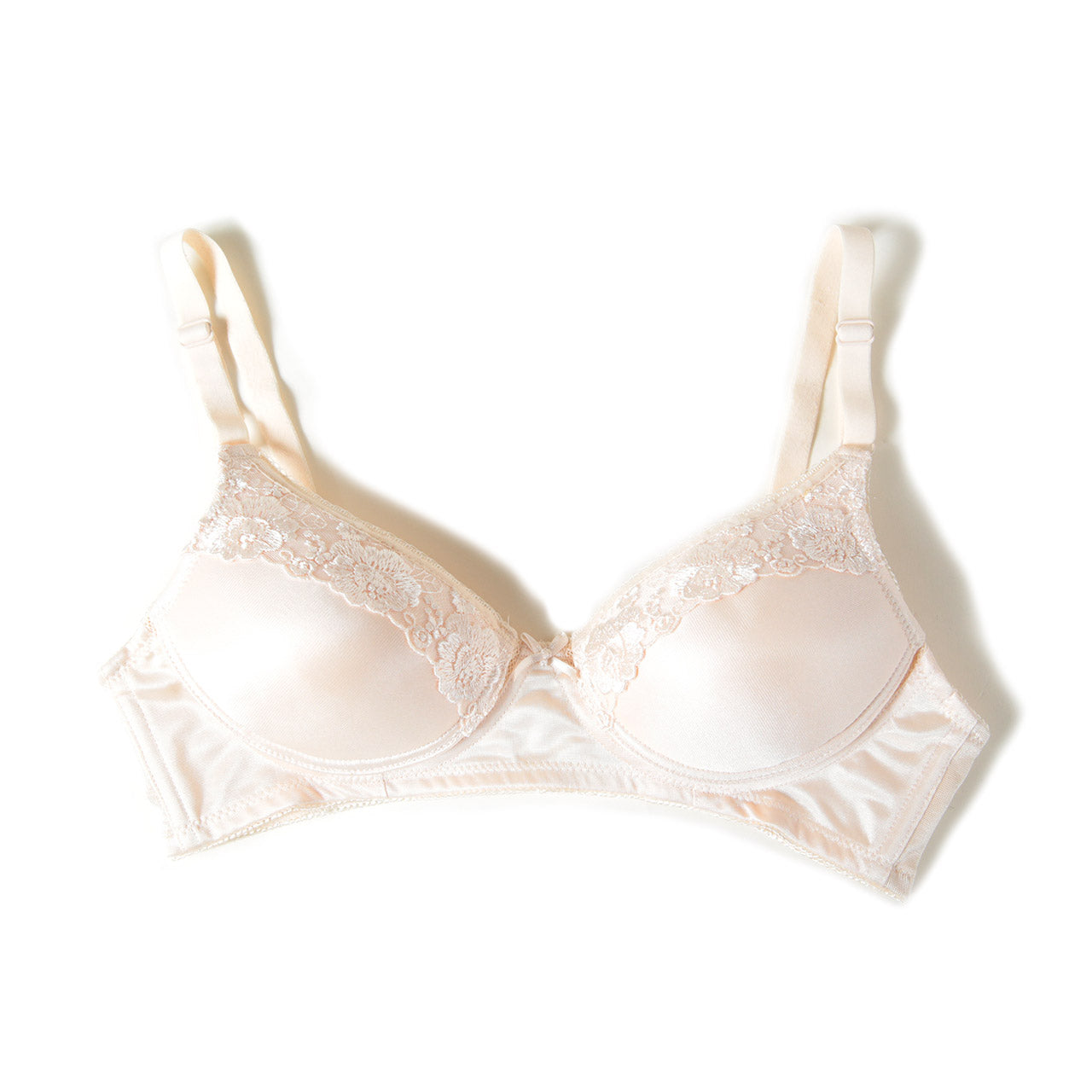 ノンワイヤー ブラジャー 下着  A70～B80 (ノンワイヤーブラ ブラ インナー メッシュ レディース 女性 婦人 花柄 A70 A75 A80 B70 B75 B80)