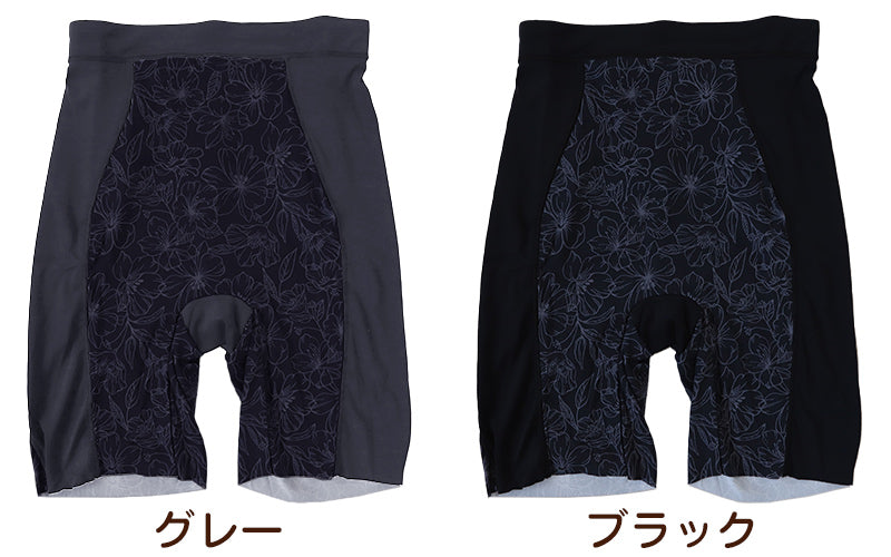瞬間ほそ見えパンツ ロングガードル ハイウエスト ヒップアップ 美尻 M L LL ロング ガードル 補正 下着 補整 インナー たるみ すっきり 引きしめ ひびきにくい