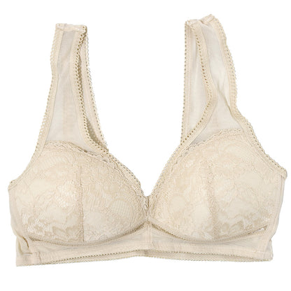ノンワイヤーブラ 脇高 レディース M L LL ブラジャー ブラ レディース 下着 インナー レース かわいい