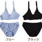 ブラジャー ショーツ セット ノンワイヤー 下着 レディース ブラショーツ 上下セット セットアップ S M L LL シンプル プチプラ かわいい 可愛い