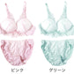ブラジャー ショーツ セット ノンワイヤー 下着 レディース ブラショーツ 上下セット セットアップ S M L LL レース プチプラ かわいい 可愛い セクシー パステルカラー