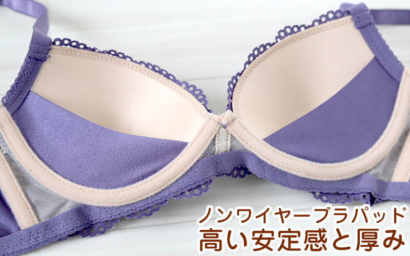 ブラジャー ショーツ セット ノンワイヤー ブラショーツ レディース 大きいサイズ 3L 4L 5L 上下セット ノンワイヤーブラ パンティ レース 可愛い かわいい 下着 インナー