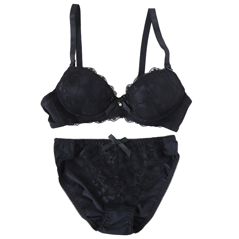 ブラジャー ショーツ セット ノンワイヤー ブラショーツ レディース S M L LL 上下セット ノンワイヤーブラ パンティ レース 可愛い かわいい 下着 インナー