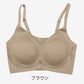 ブラ 脇肉 ノンワイヤー ハーフトップ レディース ブラジャー ノンワイヤーブラ M L LL エアドリームプラス やわらかい モールドカップ ひびきにくい 可愛い 背中すっきり シンプル 無地