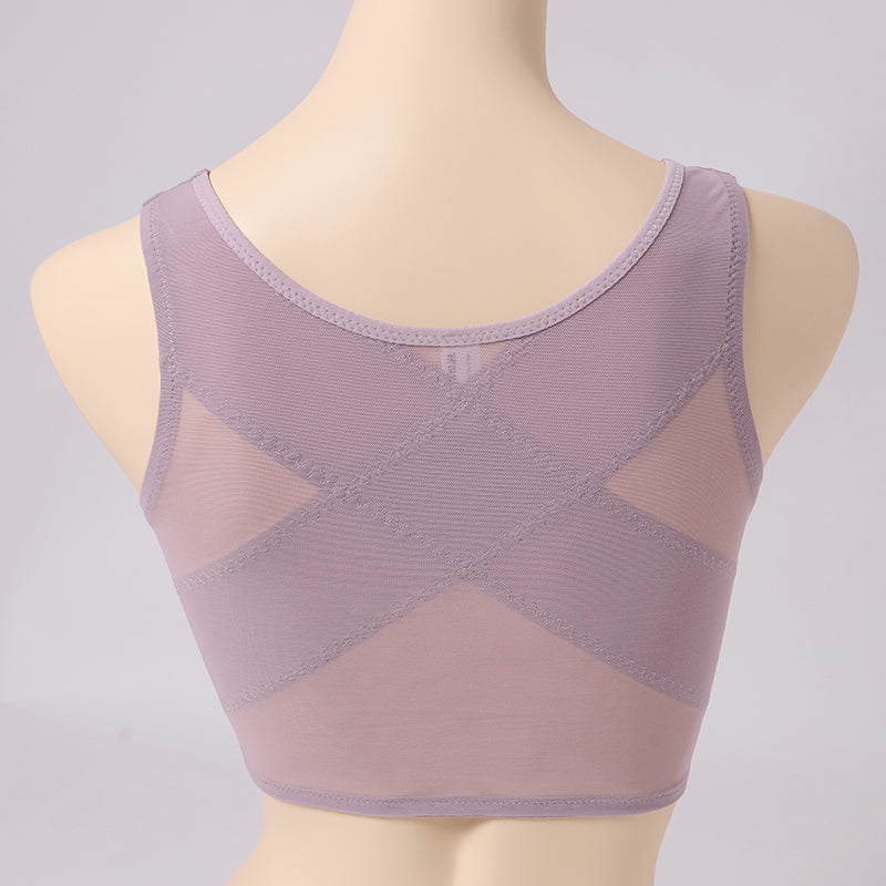 ハーフトップ 巻き肩対策 補正下着 レディース ノンワイヤーブラ モールドブラ シームレス 補整 下着 M～LL インナー 女性 婦人 ブラジャー ハーフトップブラ カシュクール 姿勢矯正 引き締め