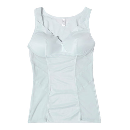 ボディシェイパー シェイパー カップ付きインナー カップ付きタンクトップ 巻き肩対策 補正下着 レディース ノンワイヤー モールドブラ シームレス 補整 下着 M L LL タンクトップ カップ付 インナー 女性 婦人 カシュクール ボディーシェイパー 姿勢矯正 背中 引き締め