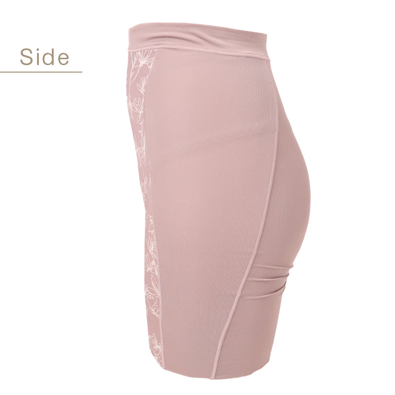 瞬間ほそ見えパンツ ロングガードル ハイウエスト ヒップアップ 美尻 M L LL ロング ガードル 補正 下着 補整 インナー たるみ すっきり 引きしめ 産後 ひびきにくい 1枚履き可