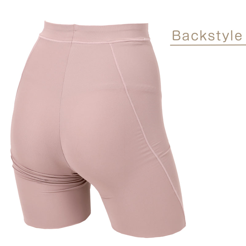 瞬間ほそ見えパンツ ロングガードル ハイウエスト ヒップアップ 美尻 M L LL ロング ガードル 補正 下着 補整 インナー たるみ すっきり 引きしめ 産後 ひびきにくい 1枚履き可