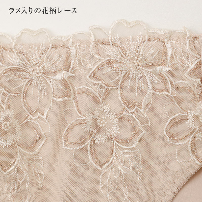 ショーツ レディース ペアショーツ 深履き 花柄レース ストレッチ 伸縮 M L LL 3L ショーツ単品 ブラジャー別売り お腹すっぽり レースショーツ コーディネートショーツ 上品 女性用 下着 パンティ ランジェリー 普段使い キレイ工房