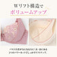 ブラジャー レディース ワイヤーブラ 美胸 リフトアップ Wリフト 脇肉 パワーネット B70～E85 3/4カップ パッド入り ストレッチレース バストメイク ボリューム感 ホールド レースブラ 女性用 下着 インナー ランジェリー 普段使い キレイ工房