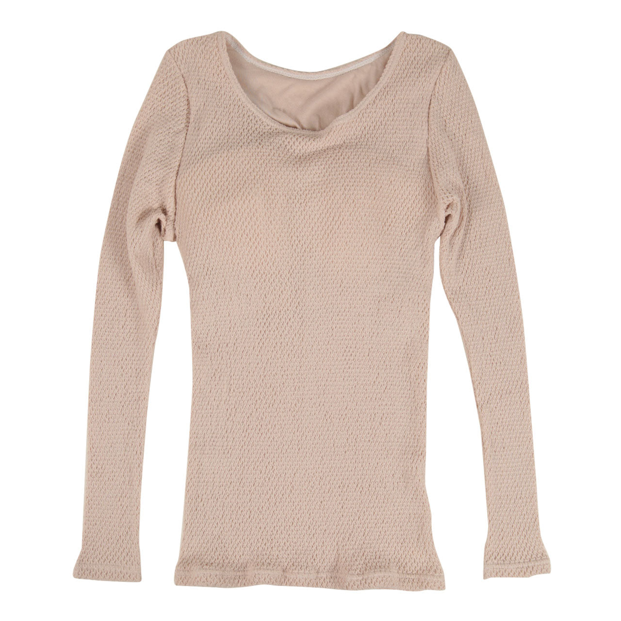 エトワール 841 インナー カップ付き M・L (8分袖インナー 長袖 レディース 下着 肌着 綿 コットン 日本製 敏感肌 伸縮性 冷え防止 鹿の子編み M L)(送料無料) (在庫限り)