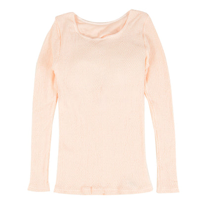 エトワール 841 インナー カップ付き M・L (8分袖インナー 長袖 レディース 下着 肌着 綿 コットン 日本製 敏感肌 伸縮性 冷え防止 鹿の子編み M L)(送料無料) (在庫限り)