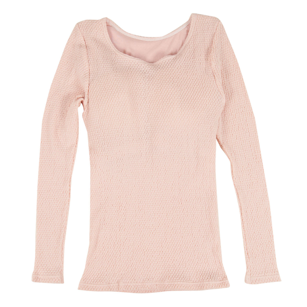 エトワール 841 インナー カップ付き M・L (8分袖インナー 長袖 レディース 下着 肌着 綿 コットン 日本製 敏感肌 伸縮性 冷え防止 鹿の子編み M L)(送料無料) (在庫限り)