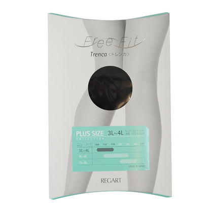Free Fit ゆったりトレンカ　5足セット 3L-4L～7L-8L (ラージサイズ 大きいサイズあり ゆったり マチなし) (在庫限り)