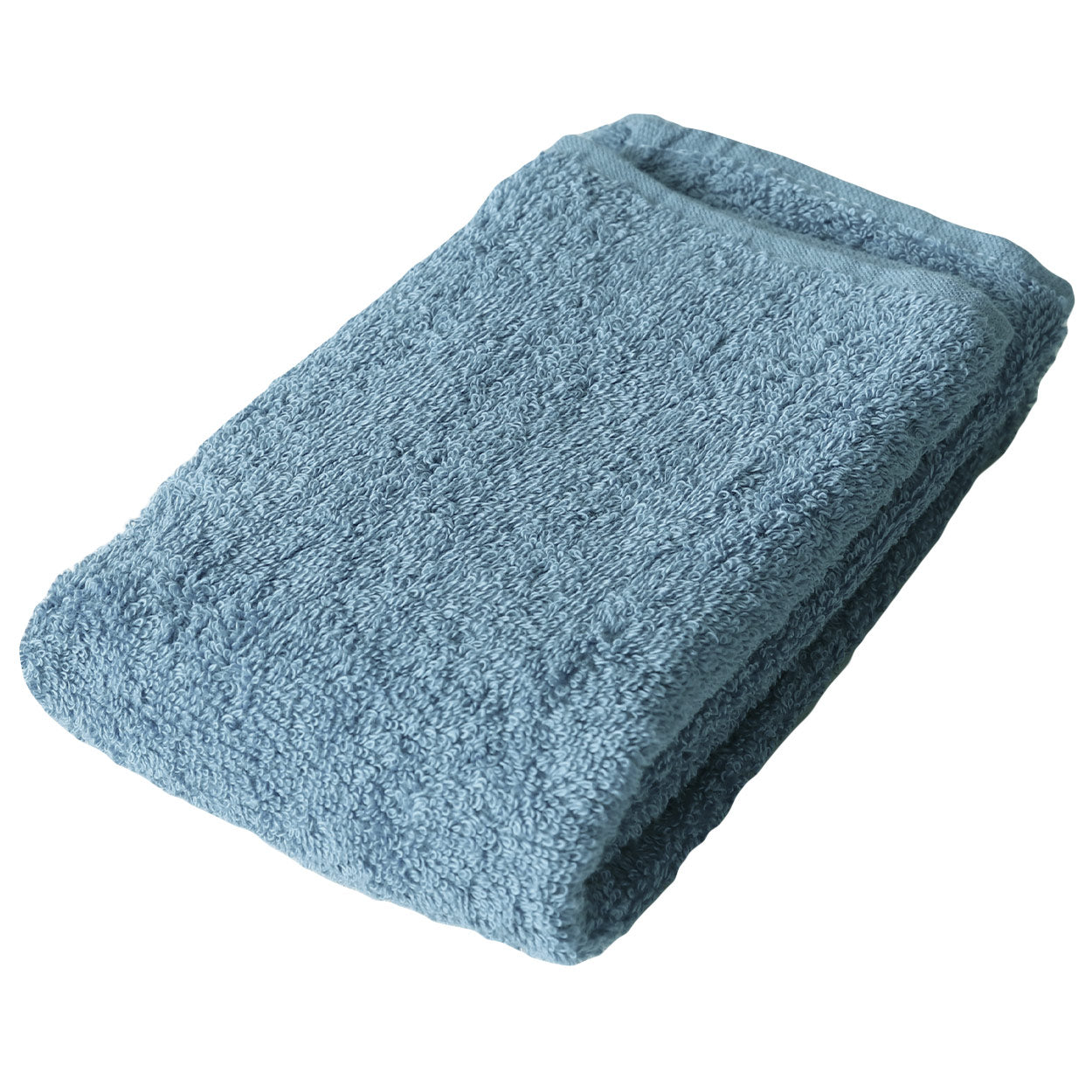 フェイスタオル 綿100％ コットン 吸水力 さっぱり 軽い やわらかい ふんわり 無地 シンプル おすすめ 肌触り抜群 約34x80cm (バスルーム トイレ 毎日 ふだん使い)