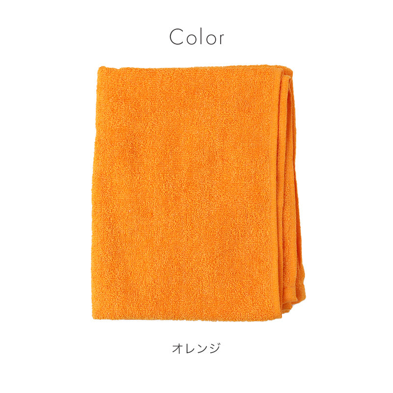 難燃性 フェイスタオル ロングタイプ 防炎 タオル 燃えにくい キャンプ キッチン 業務用 約34×100cm 工場 宿泊施設 アウトドア 防災 オレンジ 薄手 吸水 ソフト 男女兼用 安全対策 防火対策 バーベキュー 焚き火 現場作業 施設用 共有タオル 非常用