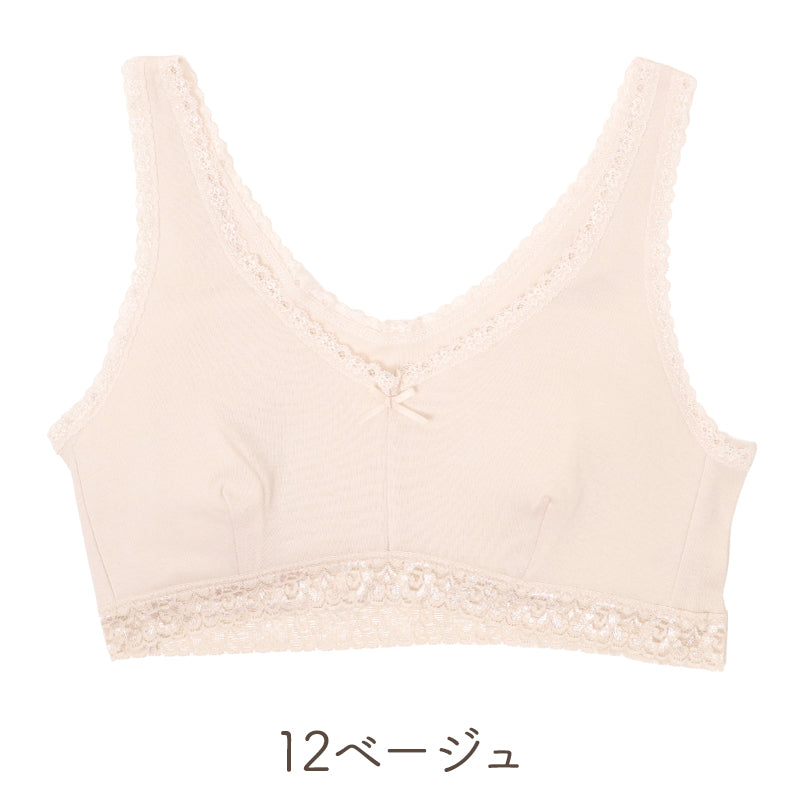 レディース ブラジャー 綿100％ ノンワイヤー ソフトカップ 日本製 大きいサイズ らくらくブラ 綿ブラ コットン ブラ インナー 婦人 下着 3L 4L 5L 肌着 大寸 ミセス シニア 女性用 ノンワイヤーブラ ソフトブラ 日本製ブラ カップ付き レース