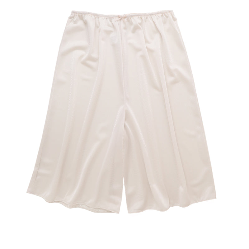 ペチパンツ レディース 日本製 55丈 キュロット ペチコート パンツ インナー ポリエステル シンプル レースなし 婦人 ミセス 女性 下着 肌着 M～LL  下ばき スカートインナー ワイドパンツインナー 普段使い デイリー 国産 ペチコートパンツ
