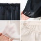 ペチパンツ レディース 日本製 80cm丈 ロングキュロット ペチコート ポリエステル なめらか レースなし シンプル 婦人 ミセス 女性 下着 肌着 インナー 下ばき ズボン下 M～LL  ロングスカート ロングパンツ ペチコートパンツ キュロットペチコート
