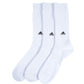 福助 adidas クルー丈ソックス 3足組 24-26cm～28-30cm (アディダス ソックス 靴下 メンズ 男 セット まとめ買い フクスケ) (在庫限り)