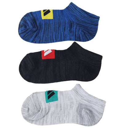 adidas 子供 スニーカーソックス 甲メッシュ 3足組 19-21cm～23-25cm アディダス キッズ ソックス 靴下 くるぶし 男の子 補強 ３足組 (在庫限り)