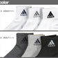 靴下 キッズ 子供用 ショートソックス 3足組 adidas 19-21cm～23-25cm (スニーカーソックス 子ども ジュニア くつ下 ワンポイント 丈夫 スポーツソックス)