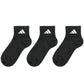 靴下 キッズ 子供用 ショートソックス 3足組 adidas 19-21cm～23-25cm (スニーカーソックス 子ども ジュニア くつ下 ワンポイント 丈夫 スポーツソックス)