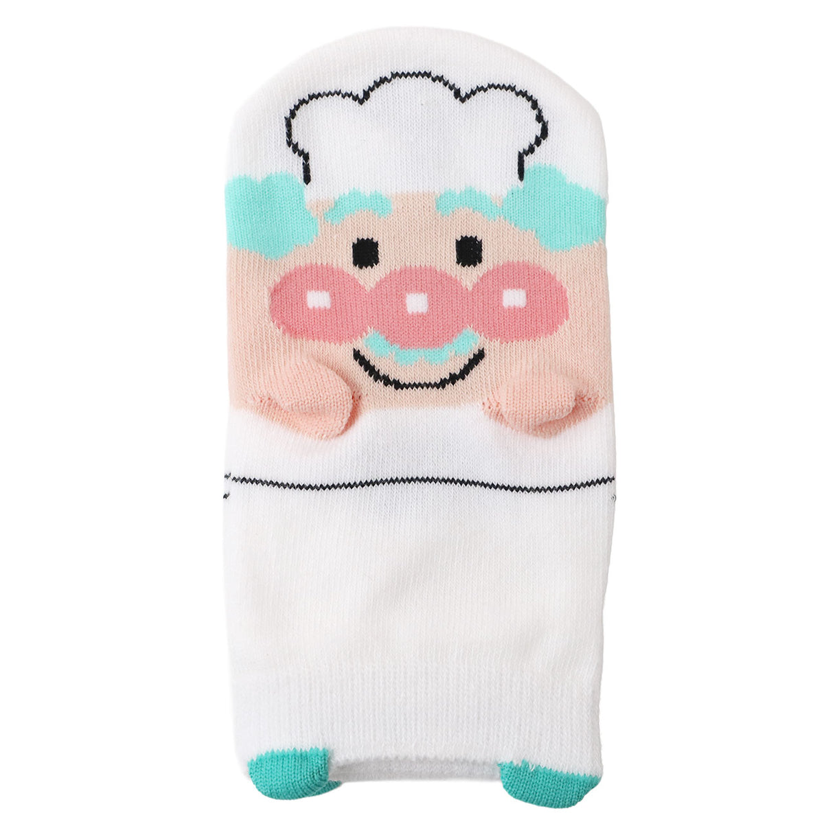 アンパンマン 靴下 子供 ソックス キッズ パペット スニーカーソックス 13-19cm (あんぱんまん キャラクター こども 子供用 くるぶし 女の子 男の子 アンクルソックス かわいい くつした 保育園 幼稚園 子供服 通園)