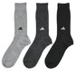 adidas クルー丈ソックス 3足組 消臭加工 24-26cm～28-30cm (アディダス ソックス 靴下 メンズ 男 セット まとめ買い フクスケ)