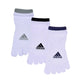 靴下 5本指 くるぶし丈 ソックス メンズ  紳士 adidas 消臭 24-26cm・26-28cm (ショート スニーカー 土踏まず サポート 福助 スポーツ 短い ワンポイント )