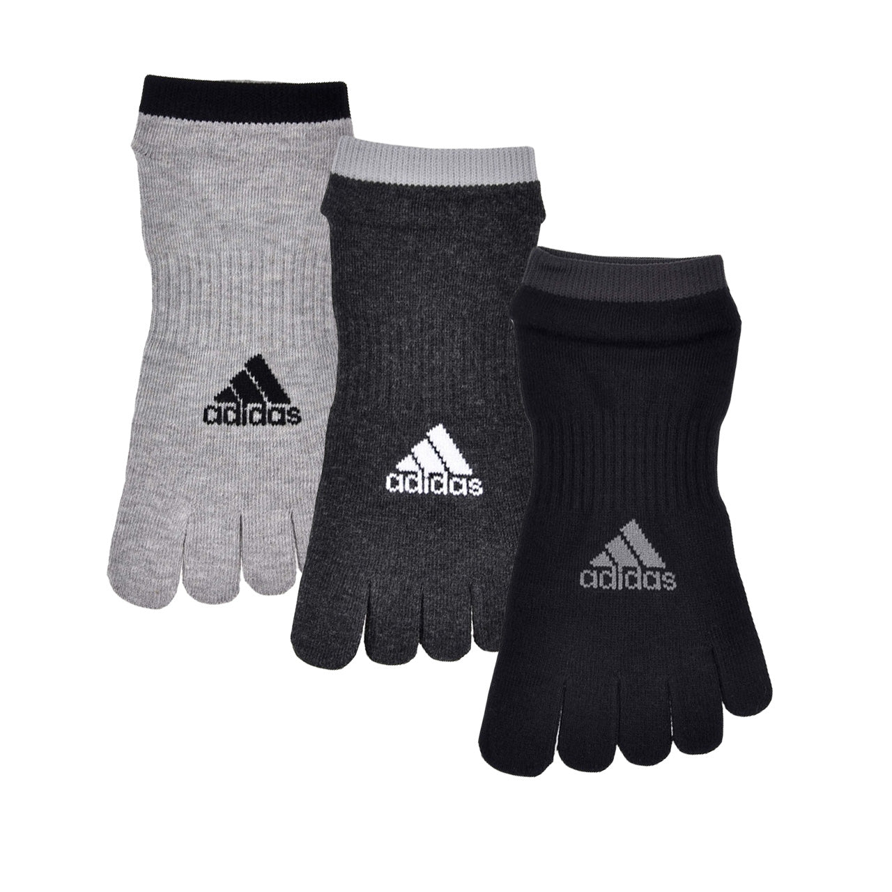 靴下 5本指 くるぶし丈 ソックス メンズ  紳士 adidas 消臭 24-26cm・26-28cm (ショート スニーカー 土踏まず サポート 福助 スポーツ 短い ワンポイント )