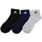 adidas ショート丈ソックス 3足組 21-23cm～23-25cm (アディダス ソックス 靴下 レディース 女 セット まとめ買い フクスケ 福助) (在庫限り)
