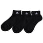adidas ショート丈ソックス 3足組 21-23cm～23-25cm (アディダス ソックス 靴下 レディース 女 セット まとめ買い フクスケ 福助) (在庫限り)