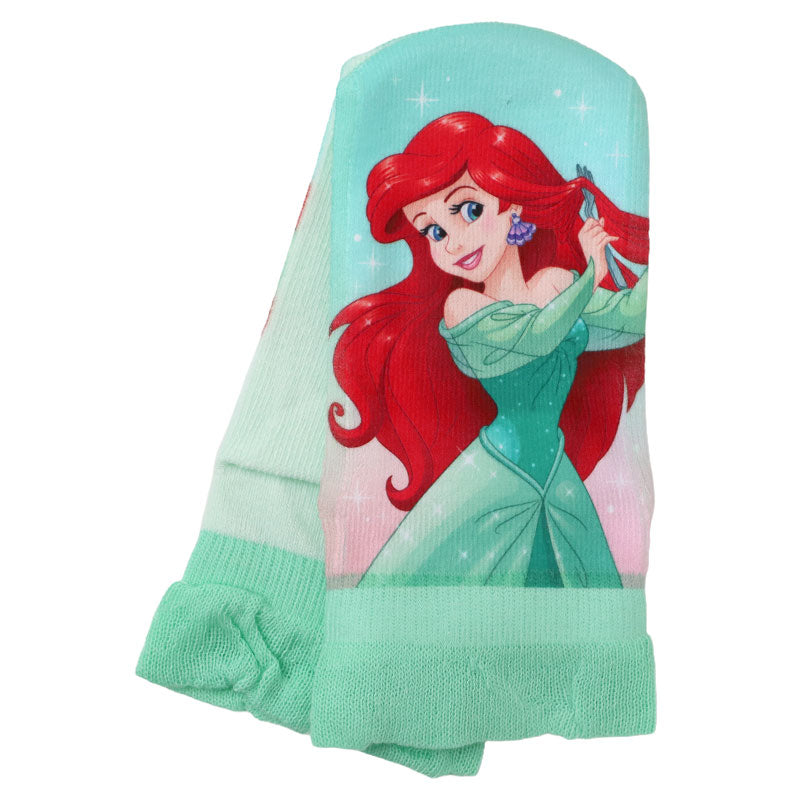 ディズニー プリンセス ソックス キッズ 靴下 子供 女の子 スニーカー丈 13-19cm 子ども スニーカーソックス くつ下 Disney エルサ ラプンツェル アリエル ジャスミン 福助