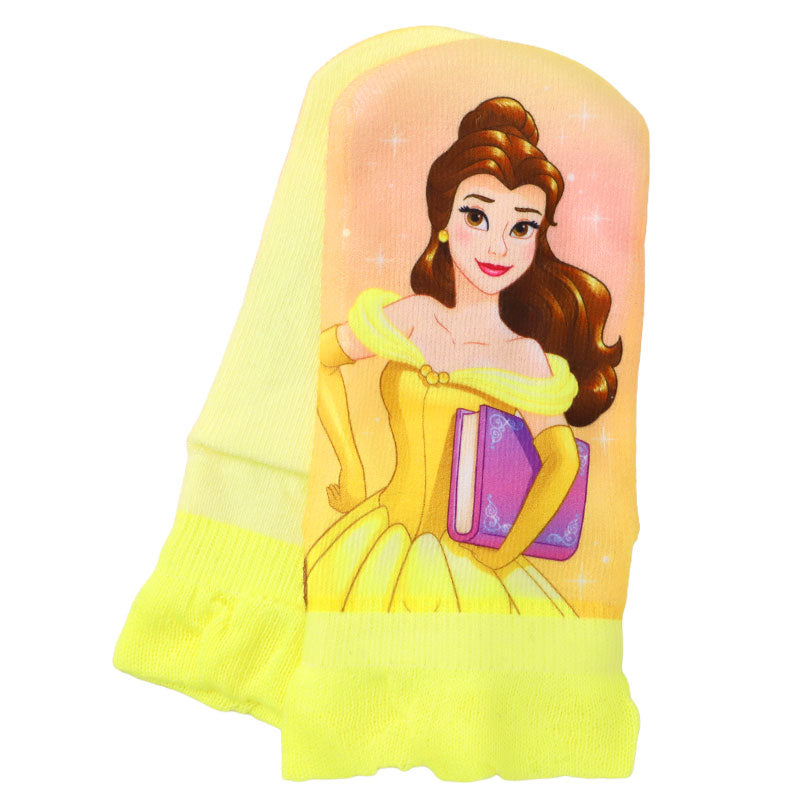 ディズニー プリンセス ソックス キッズ 靴下 子供 女の子 スニーカー丈 13-19cm 子ども スニーカーソックス くつ下 Disney エルサ ラプンツェル アリエル ジャスミン 福助