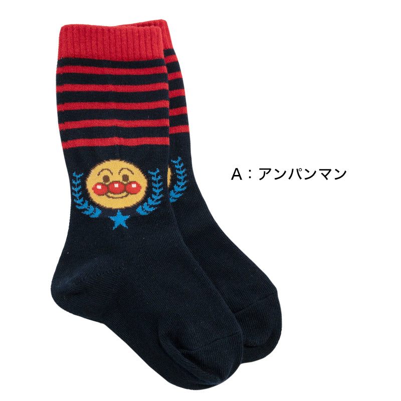 アンパンマン キッズ ハイソックス 13-15cm 子供 靴下 かわいい ソックス 保育園 ドキンちゃん (在庫限り)