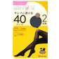 福助 デイリー満足 薄手 タイツ 40デニール 2足組 M-L・L-LL (黒 ベージュ ストッキング レディース)