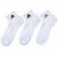 adidas ショートソックス 3足組 24-26cm～28-30cm (アディダス ソックス 靴下 メンズ 男 セット まとめ買い フクスケ) (在庫限り)