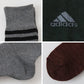 アディダス メンズ 総パイル クルーソックス 3足組 24-26cm～26-28cm adidas ソックス 靴下 男 セット まとめ買い フクスケ