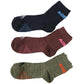 アディダス メンズ 靴下 クルーソックス レッグ部パイル 3足組 24-26cm・26-28cm クルー丈 ソックス adidas 秋 冬 足首 冷え あったか 暖かい 24cm 25cm 26cm 27cm 28cm 福助