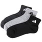靴下 くるぶし丈 ソックス メンズ 男子 アディダス adidas 3足組 24-26 26-28cm 子ども くつ下 ワンポイント 丈夫 スポーツ 無地 子供 メッシュ ソックス 消臭