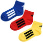 adidas 靴下 男の子 ショート丈 メッシュ 3足セット 19-21cm～23-25cm (ソックス スニーカーソックス キッズ 子ども アディダス ロゴ 夏 スポーツ ブランド 3P かっこいい 消臭 丈夫)