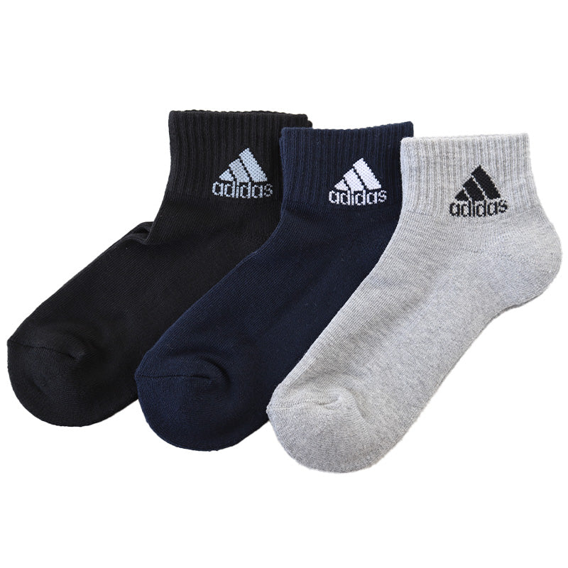 靴下 スクール ショート ソックス 子供 男子 女子 3P 21-23cm 23-25cm (adidas 男の子 ジュニア スポーツ 女子 ワンポイント ロゴ 消臭 底パイル 白)