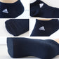 靴下 スニーカーソックス レディース adidas 3足組 23-25cm くるぶし ソックス 女性 女の子 くつ下 ワンポイント 丈夫 スポーツソックス 夏 春 学校 スクール サポート